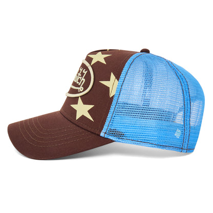Burgundy Americana Trucker Hat
