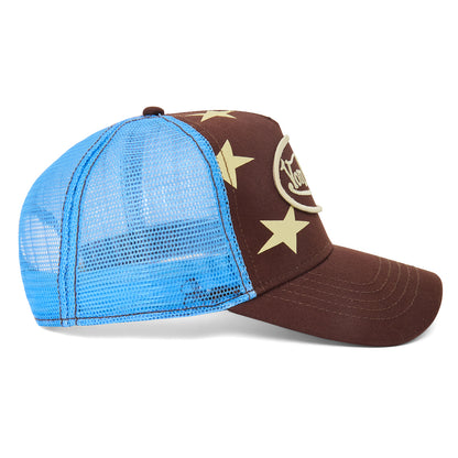 Burgundy Americana Trucker Hat