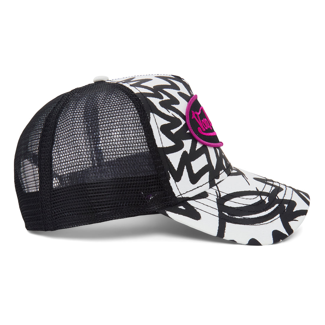 White Multi Trucker Hat
