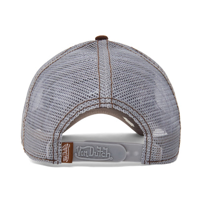 Polka Dot Velour Rhinestone Trucker Hat