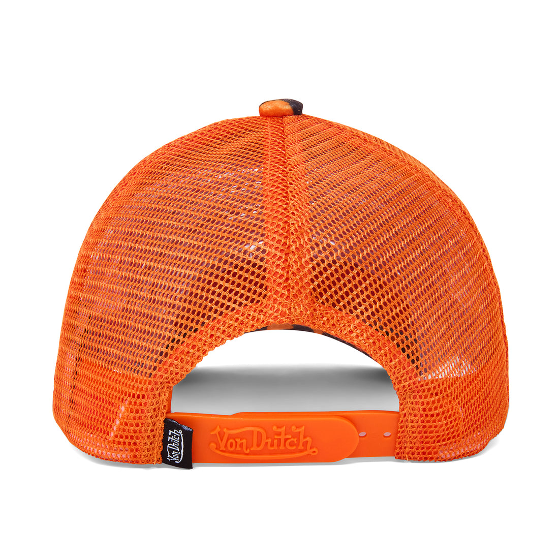 Orange Camo Velour Rhinestone Trucker Hat — image 5