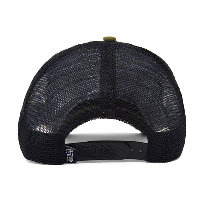 Vintage Green Von Denim Trucker Hat