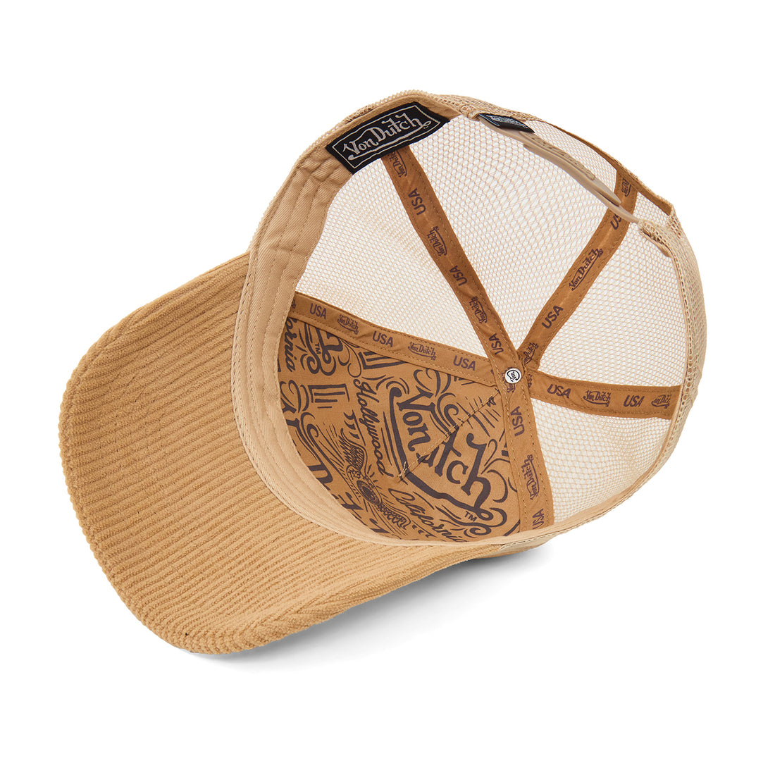 Khaki Cordutch Trucker Hat