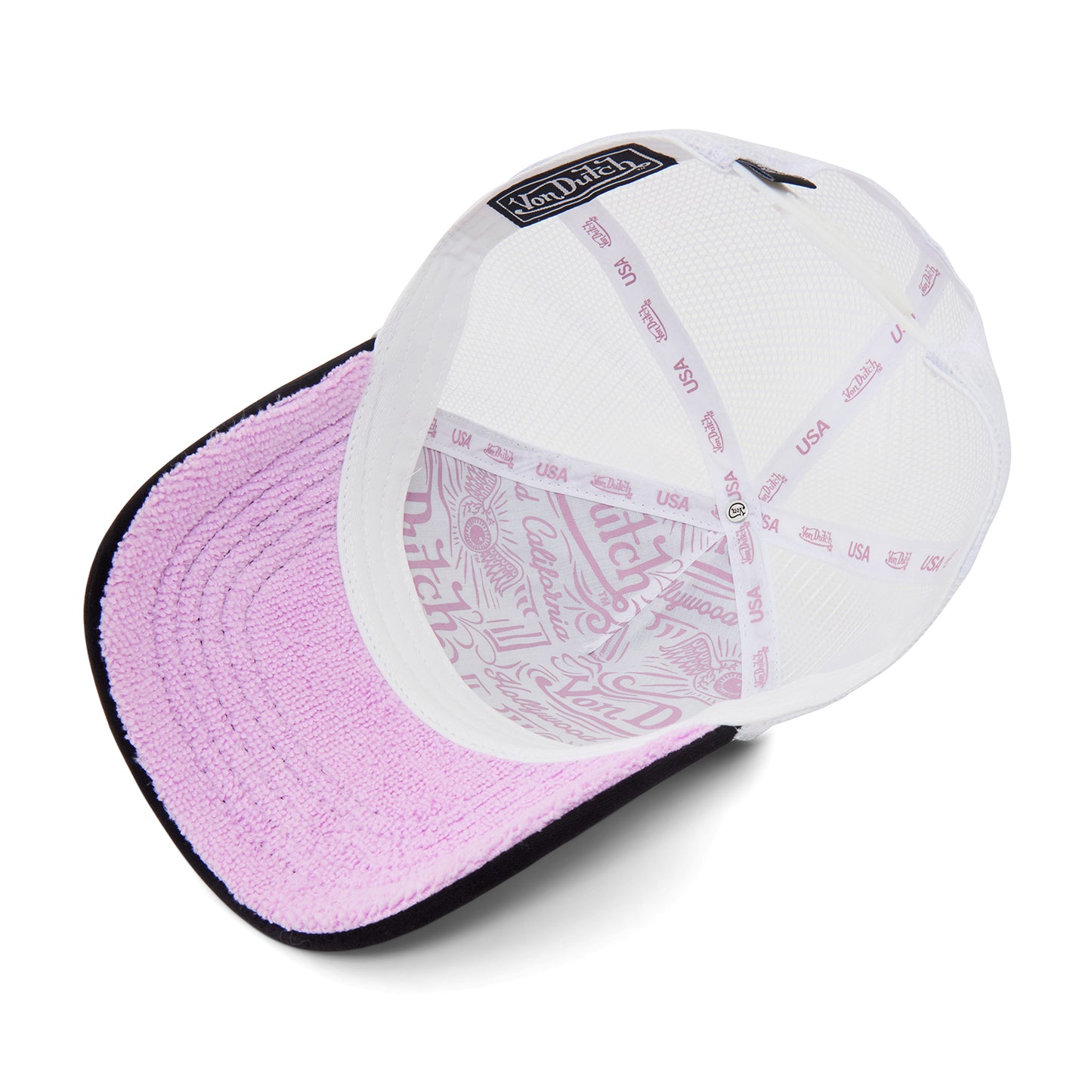 Black Chenille Trucker Hat