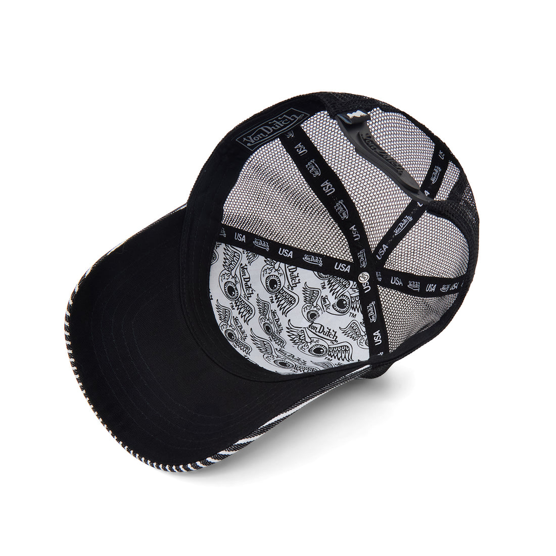 Black Railroad Trucker Hat