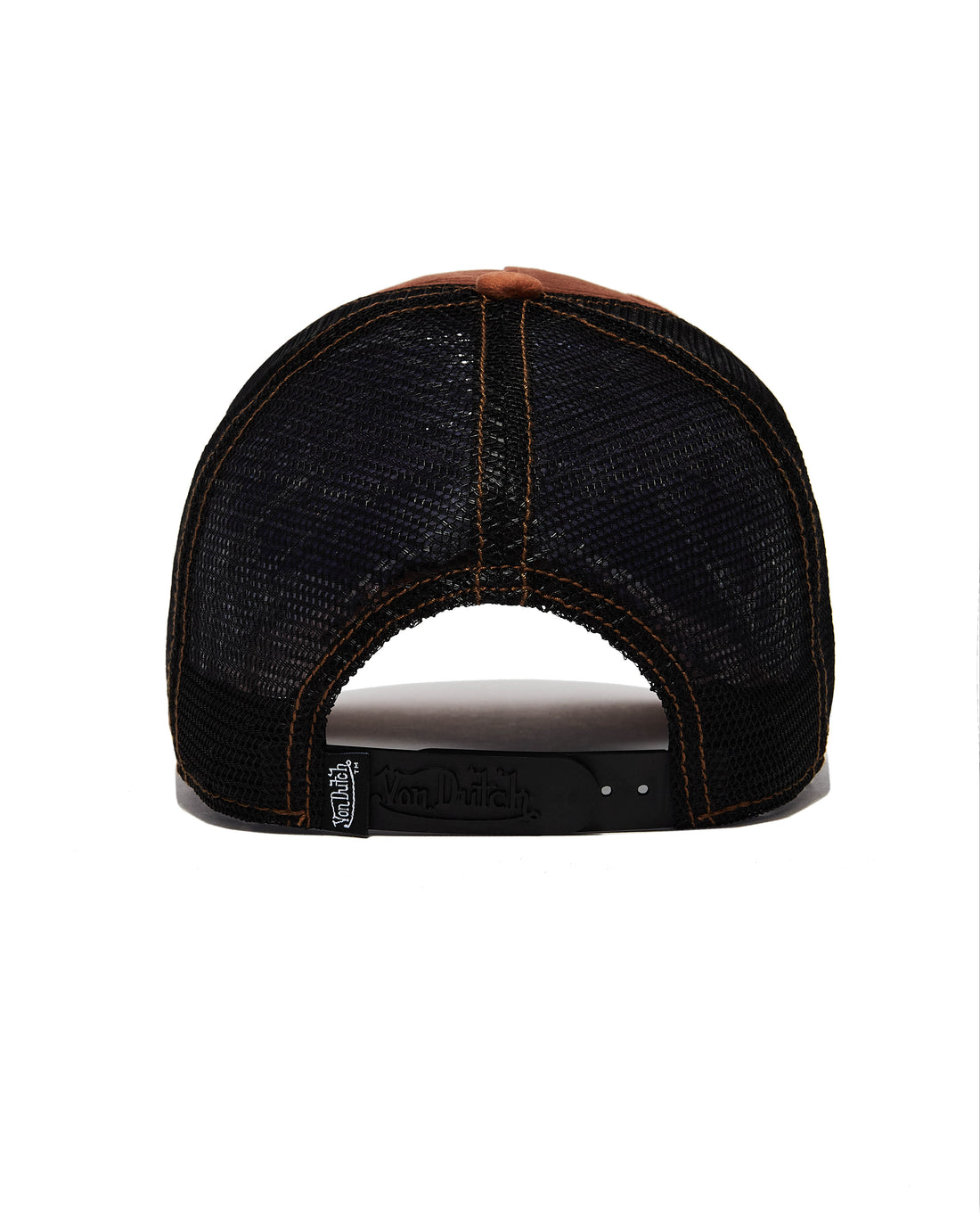 Von Dutch Brown Velvet Trucker Hat
