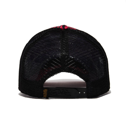 Hot Pink Cheetah Velvet Trucker Hat