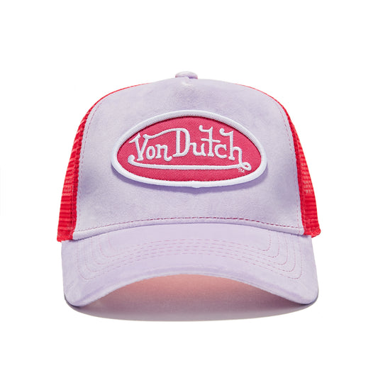 Von Dutch Bubblegum Crush Velvet Trucker Hat