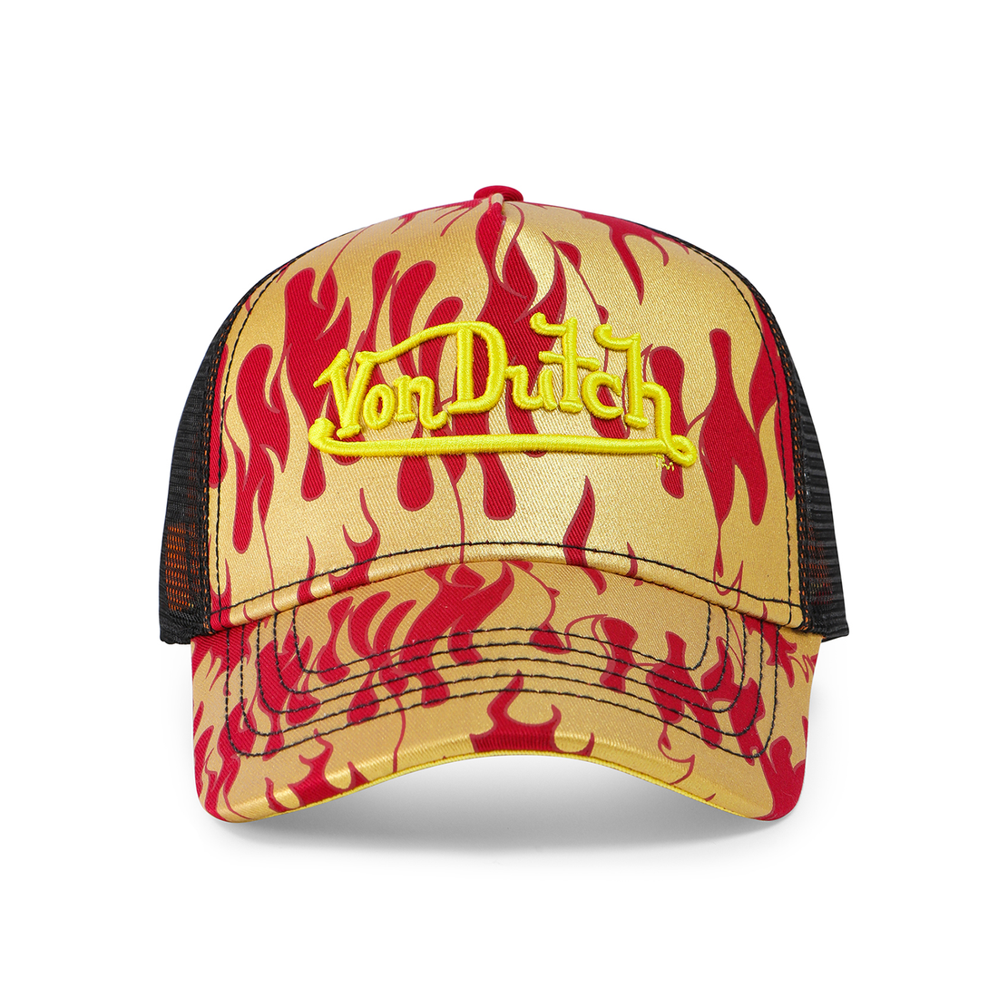 City of Angels Red Yellow Trucker Hat — image 1