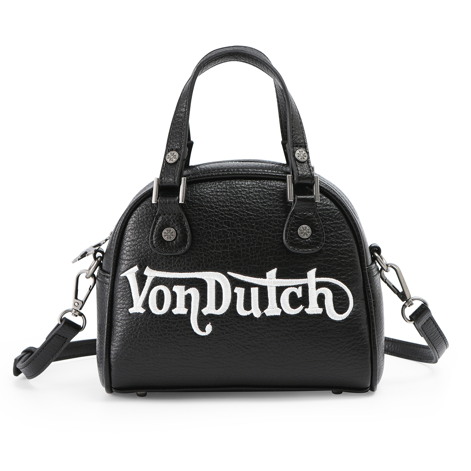 Von Dutch Chopper Cross Bowling Bag - Black & White