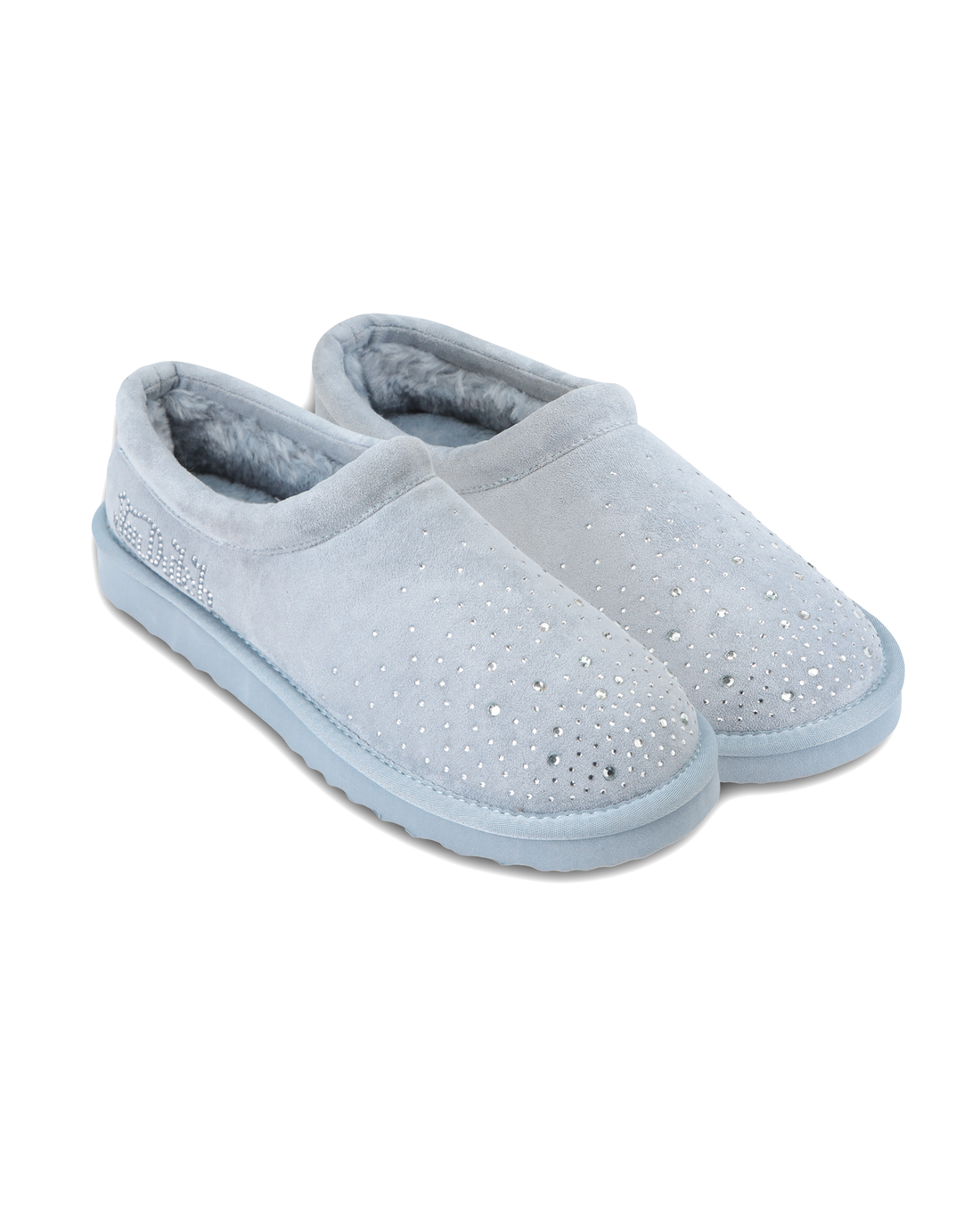 RHINESTONE SLIP-ON BOOT - BLUE — image 1