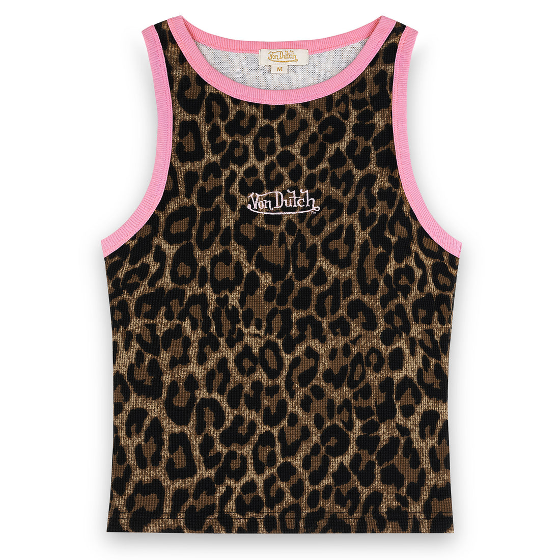 Pink - REMI WAFFLE TANK TOP — image 1