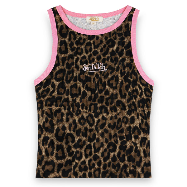 Pink - REMI WAFFLE TANK TOP