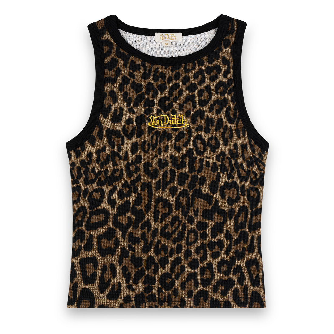 Black - REMI WAFFLE TANK TOP — image 1