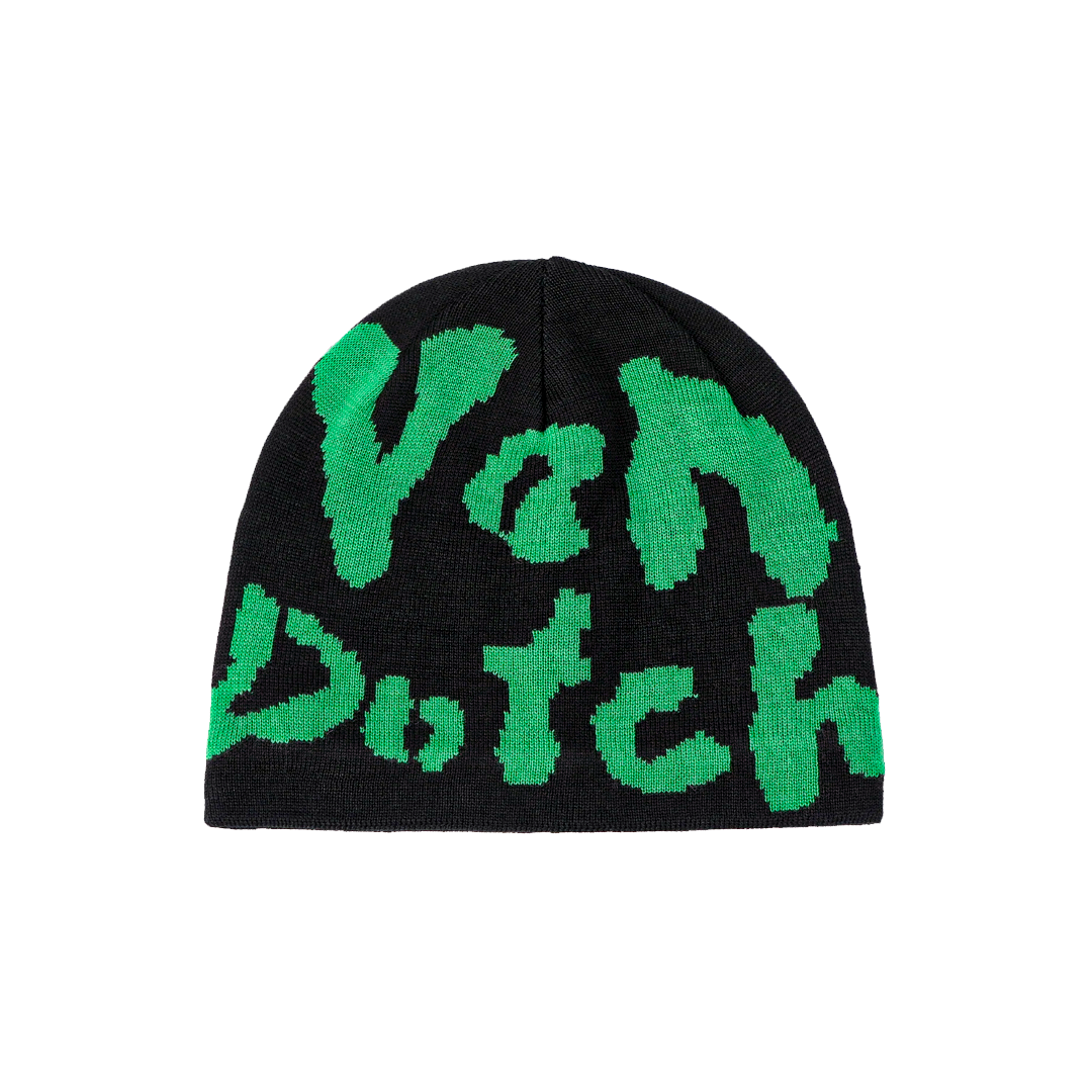 Safari Cheetah Beanie - Green