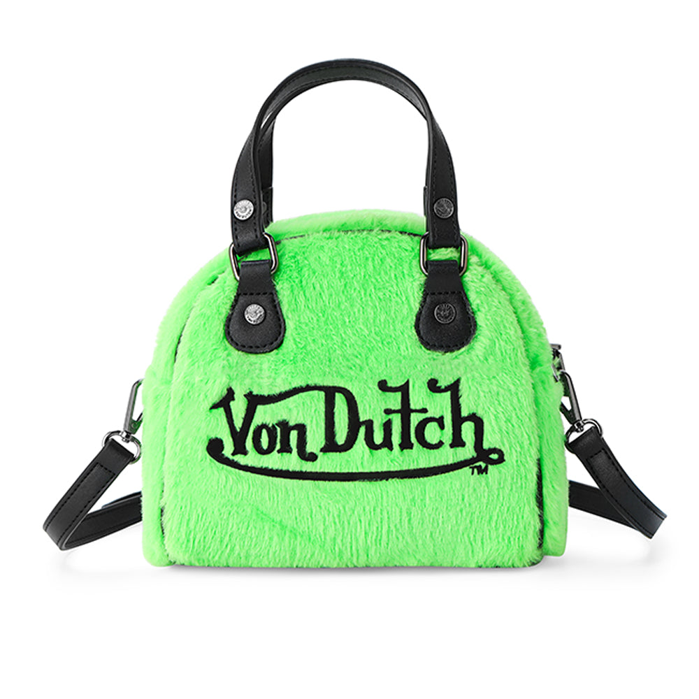 Lime Green Furry Bowling Bag