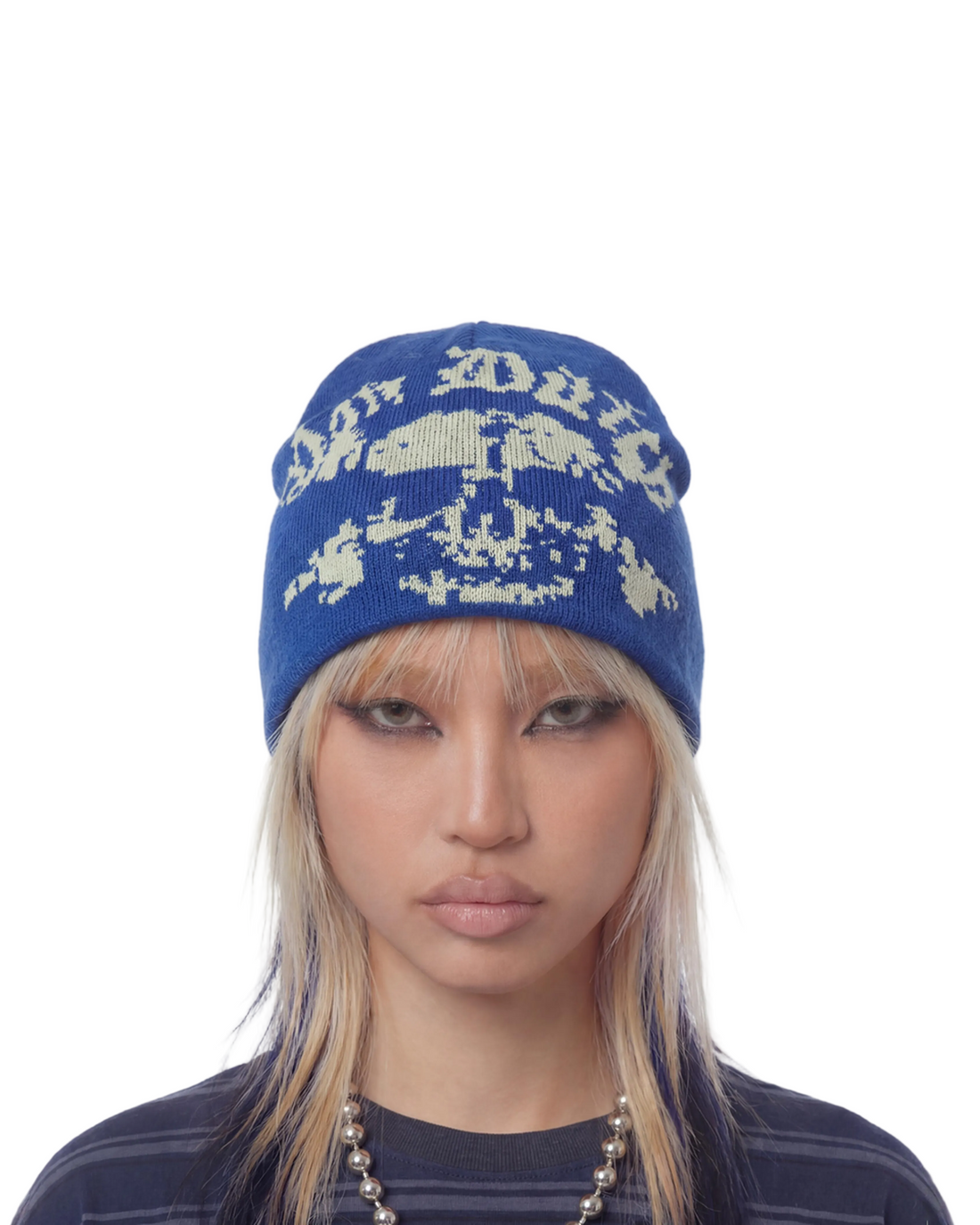Glitch Reaper Beanie - Navy