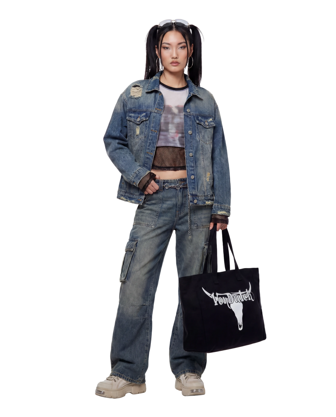 “Bull Run” Black Bull Tote — image 2