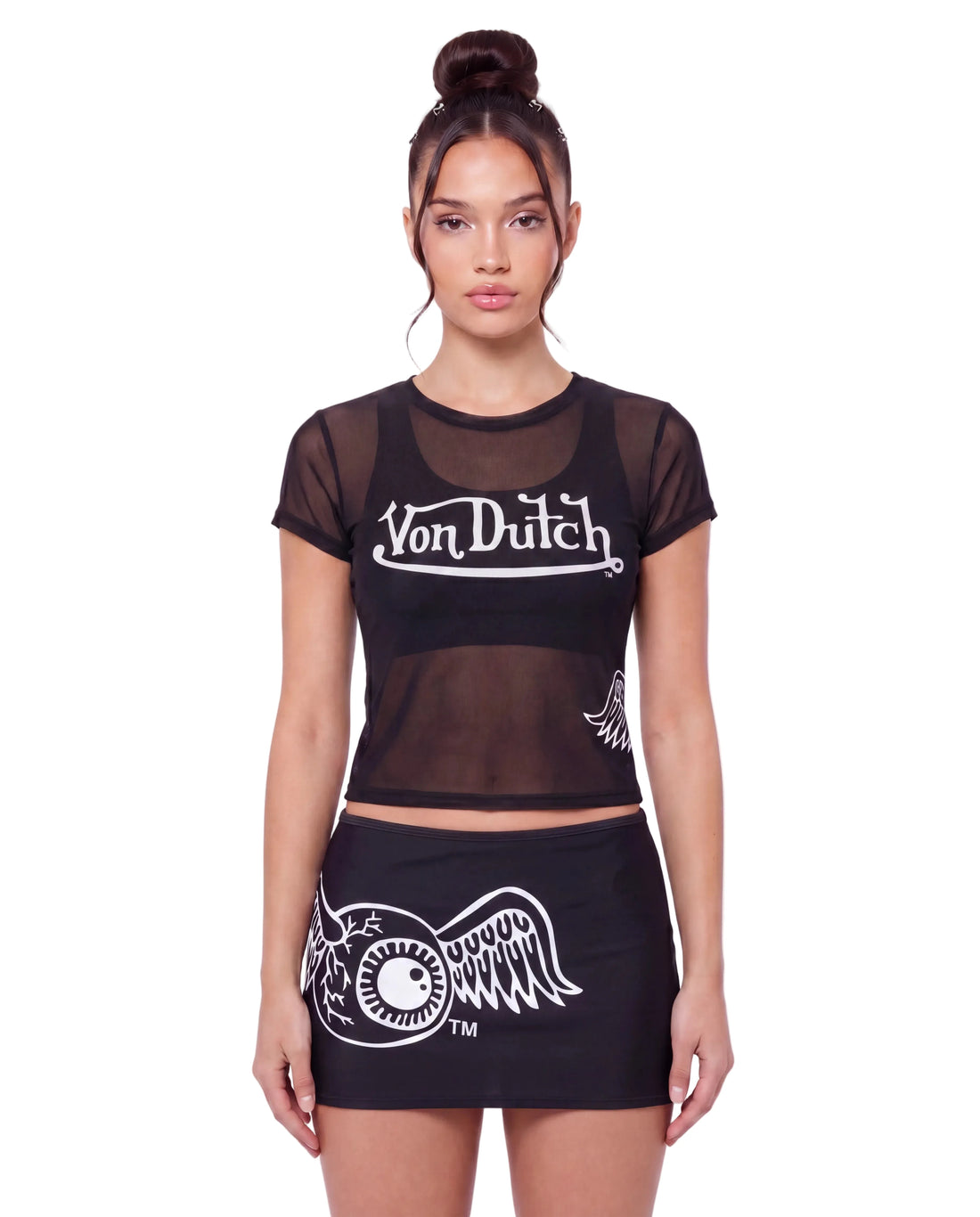 FLYING EYE SWIM TEE - BLACK