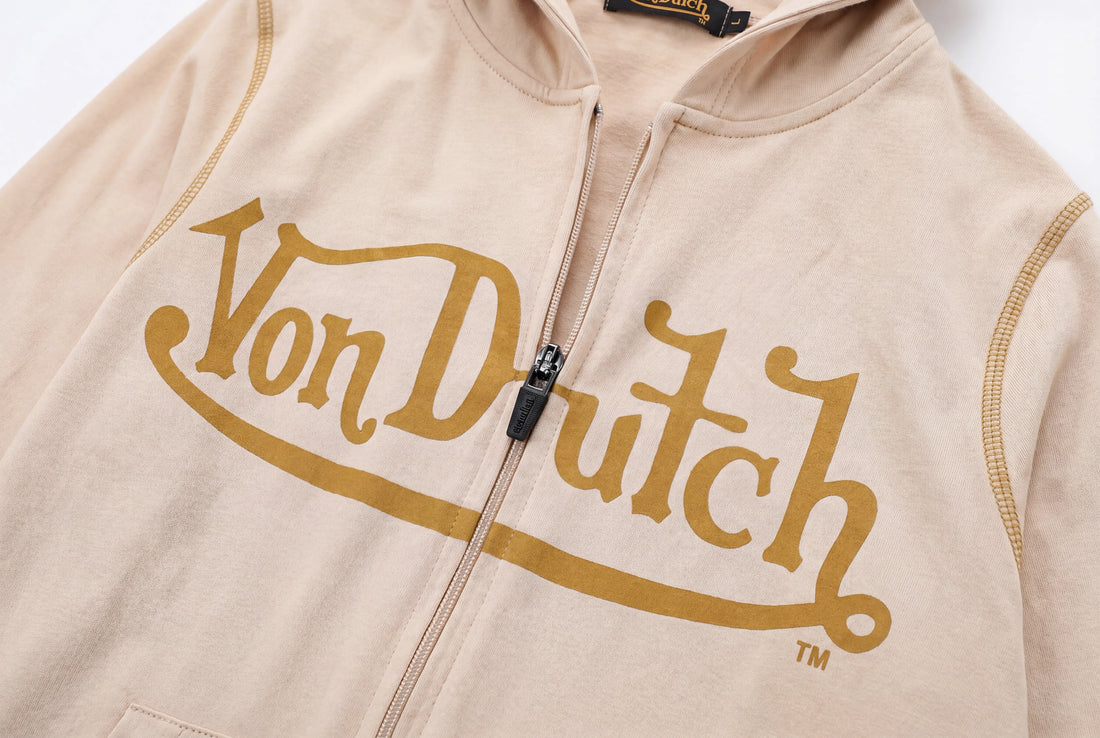 VON DUTCH ROXY TOP - TAN