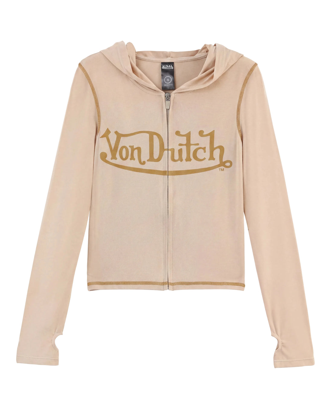 VON DUTCH ROXY TOP - TAN