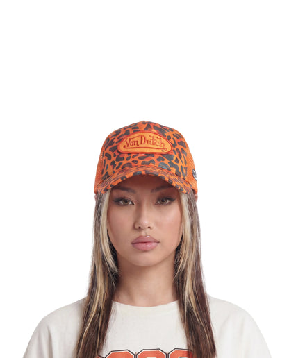 Suede Trucker Hat -  242 Orange Camo