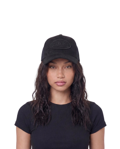 Suede Trucker Hat - Triple Black