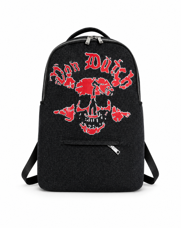 Medium Sized Black Ruby Pirate Backpack