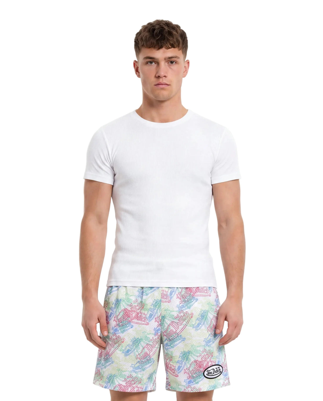 Men's Mesh Shorts - Neon Logo — image 2