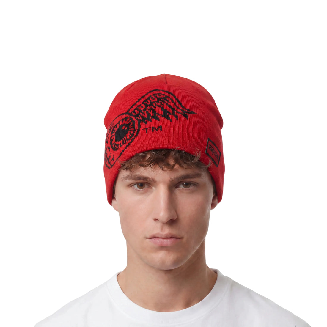Flying Eye Beanie - Red — image 2