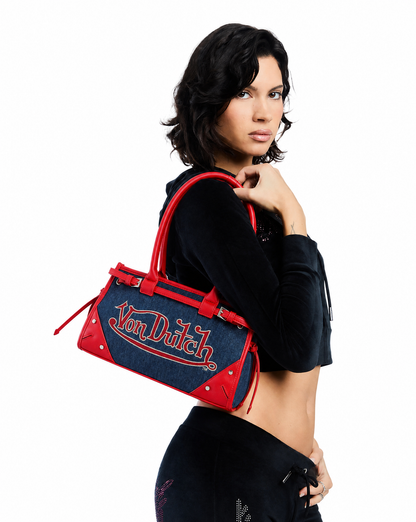Von Dutch x True Religion Lane Shoulder Bag - Red
