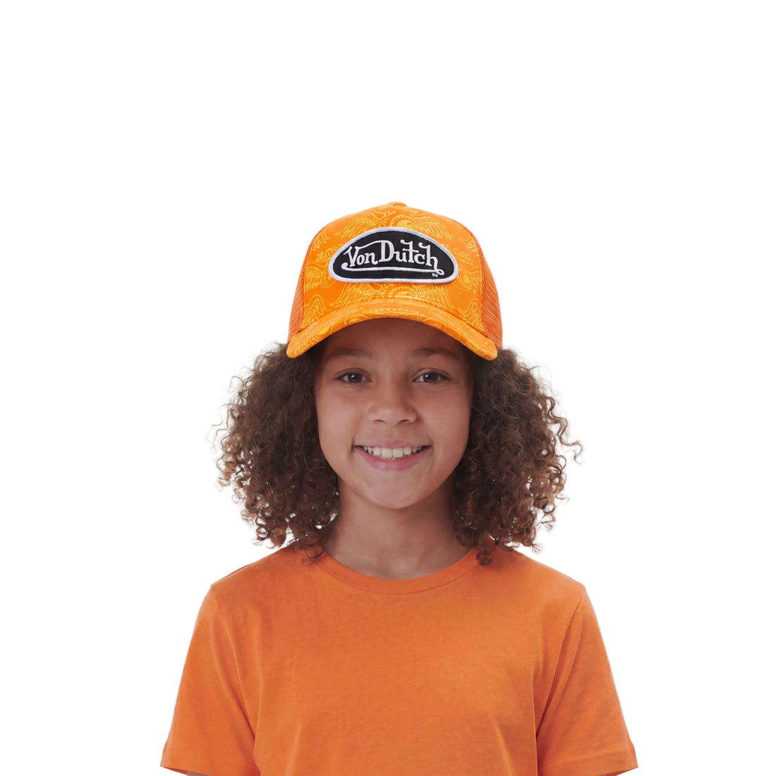 Kids Classic Trucker Hat - Orange ISPY — image 2