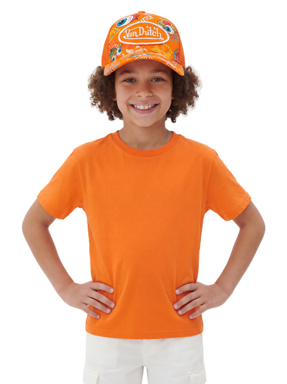 Kids Classic Trucker Hat - Orange