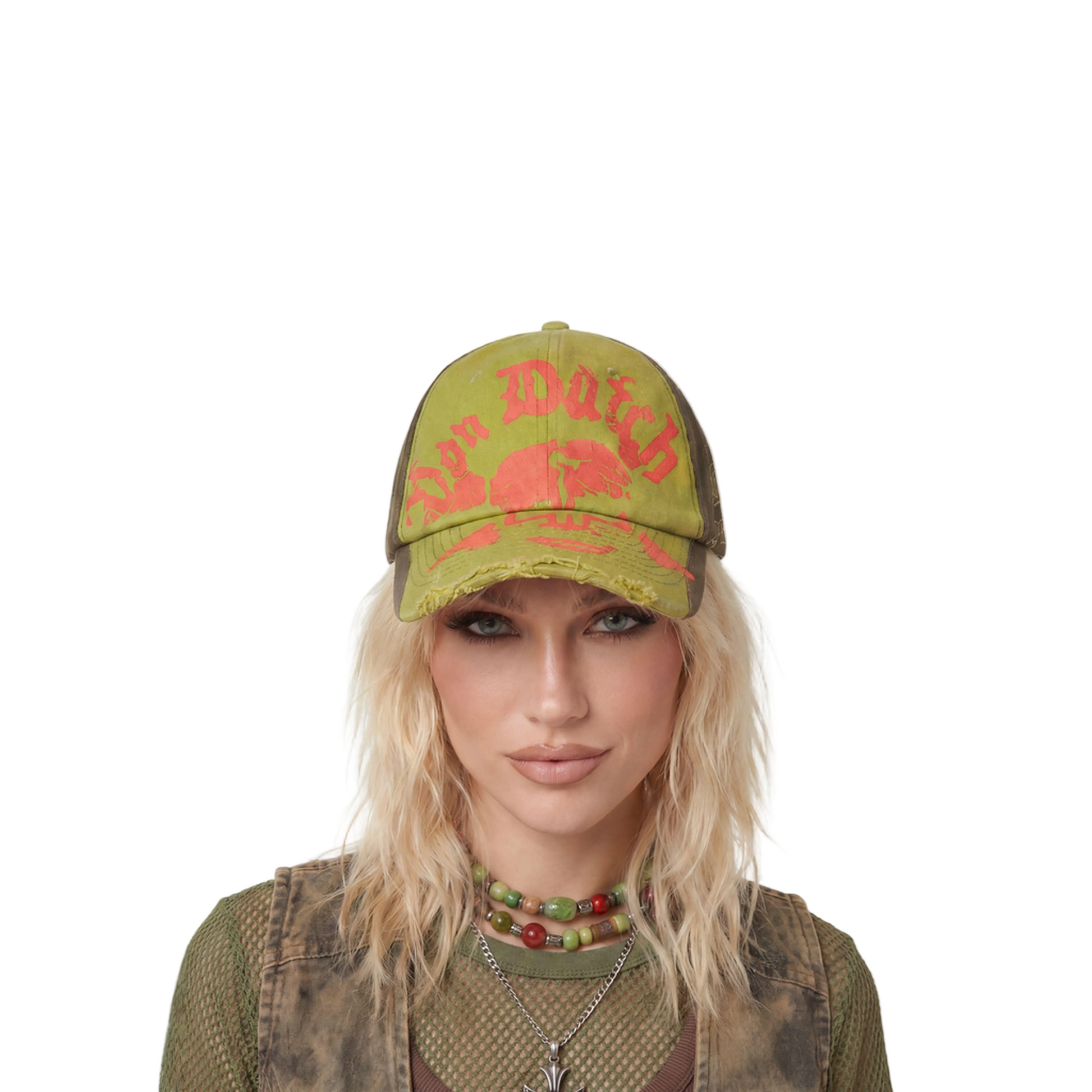 Gator 6 Panel Hat - Green | Von Dutch