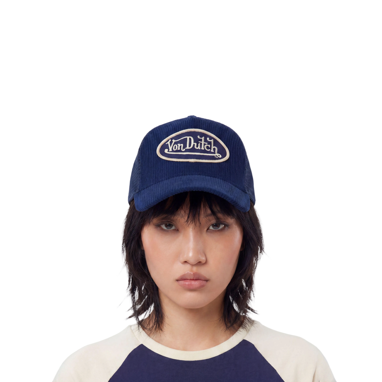Navy Cordutch Trucker Hat