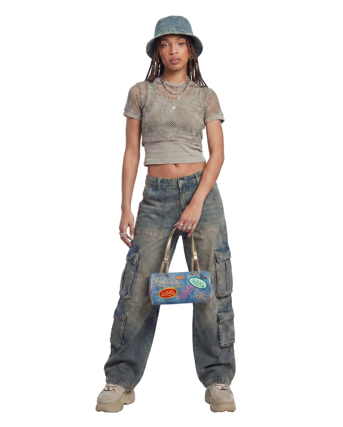 Barrel Bag - Long Barrel Light Denim — image 2