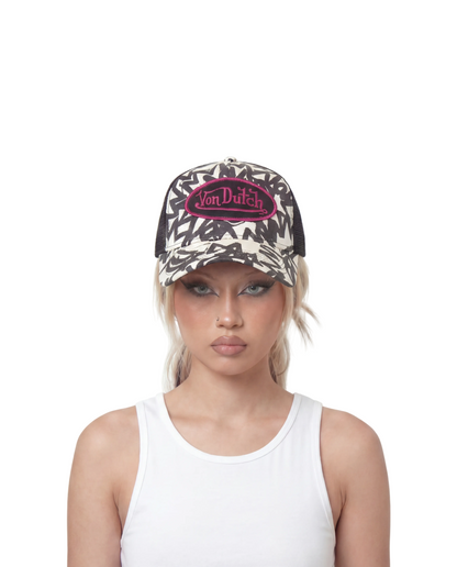 White Multi Trucker Hat