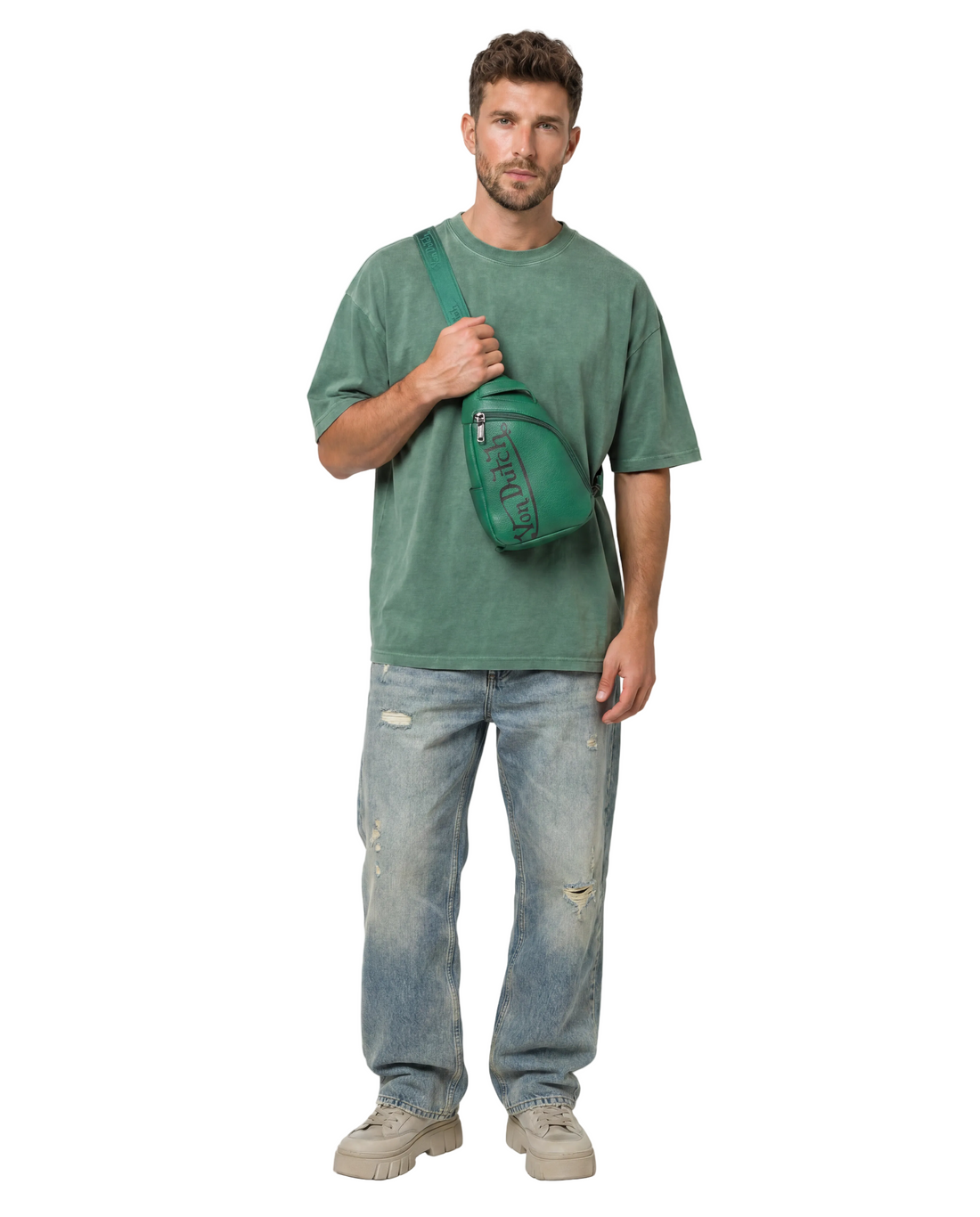 Men's Sling Bag - Green — image 2