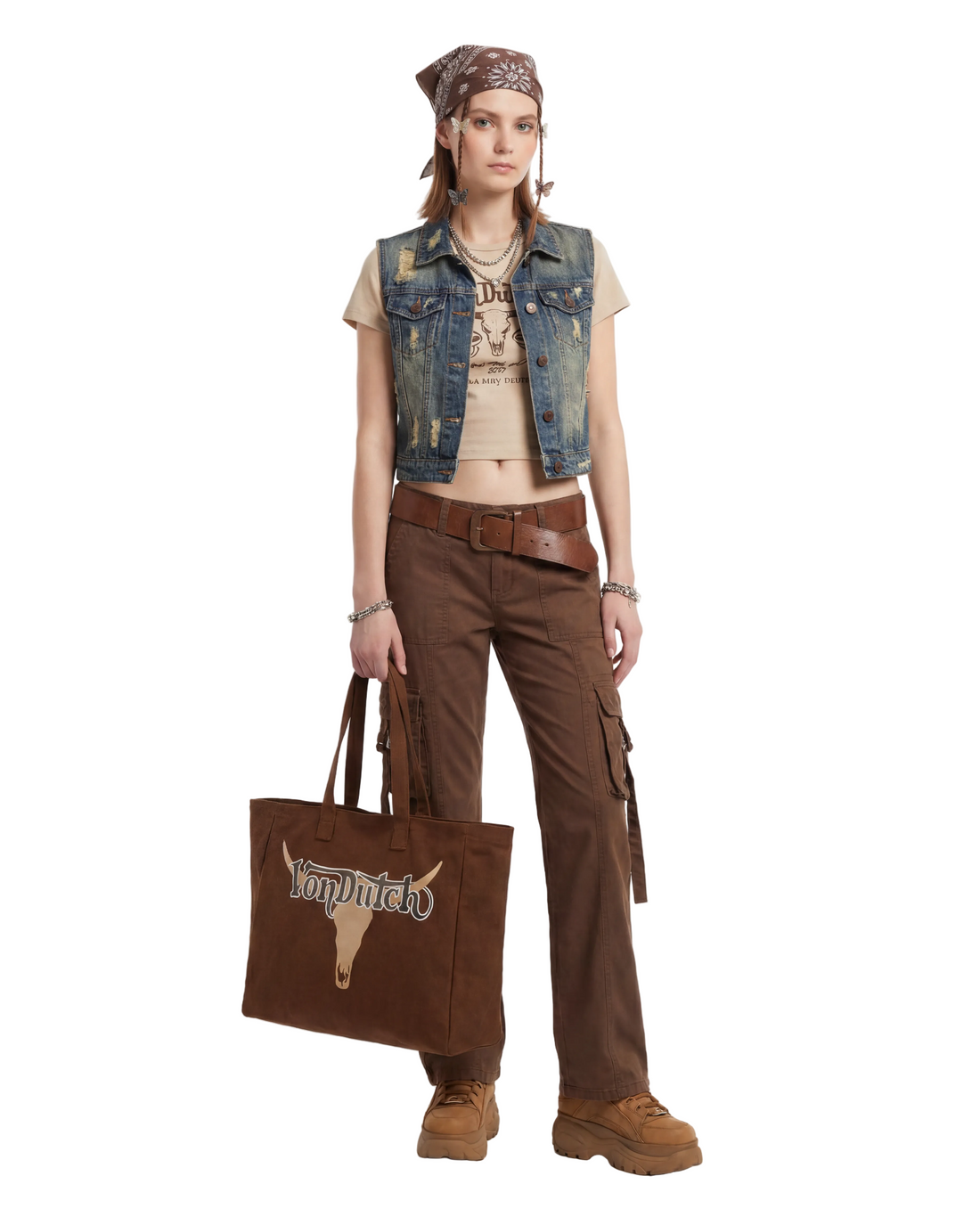 Ranch Rebel Brown Tote