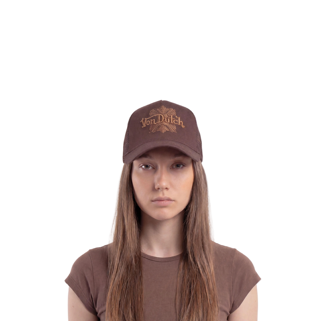 Foam Chopper Trucker Hat - Brown — image 2