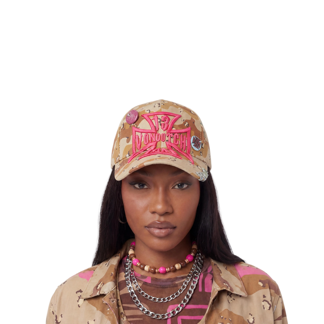 Rider 6 Panel Hat - Desert Camo