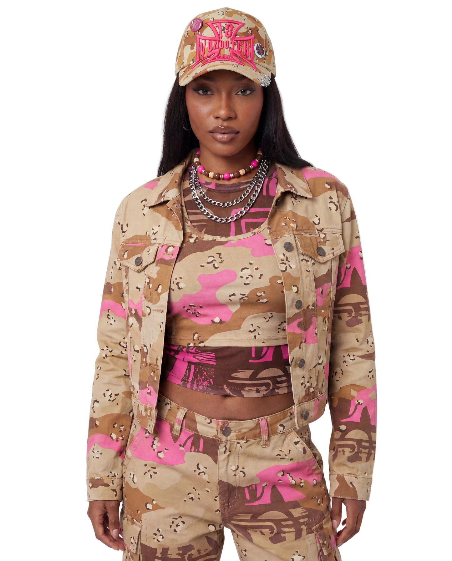 Rider 6 Panel Hat - Desert Camo