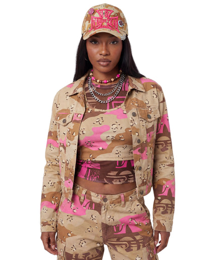 Rider 6 Panel Hat - Desert Camo