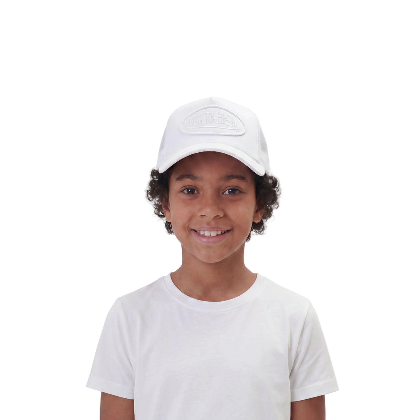 Kids Classic Trucker Hat - Triple White