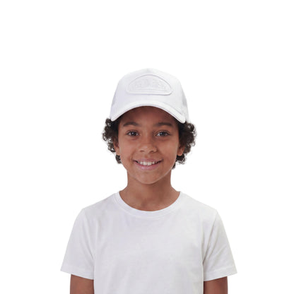 Kids Classic Trucker Hat - Triple White