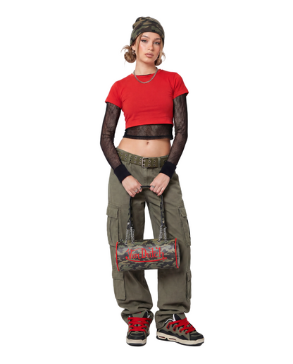 Barrel Bag - Red Camo