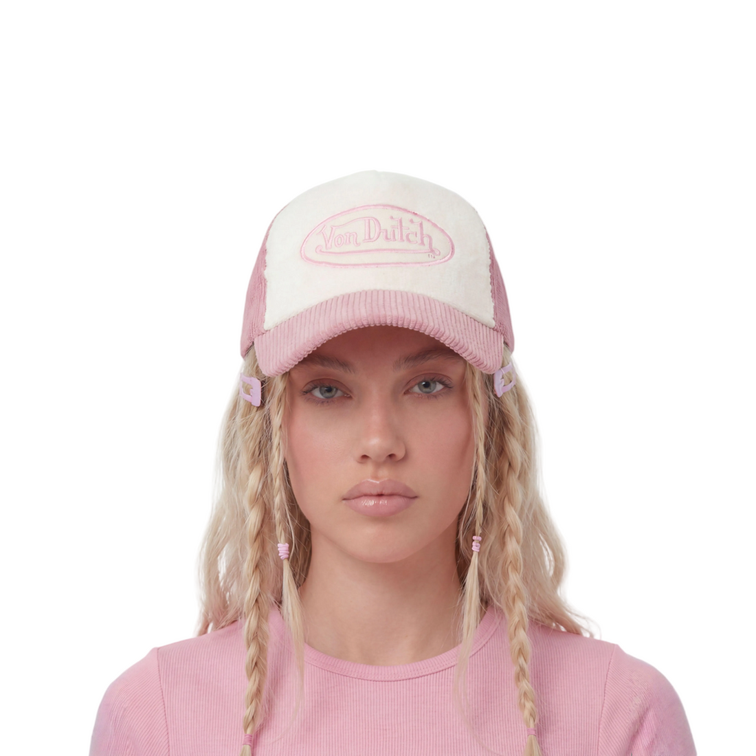 Pink Sherpa Dutch Trucker Hat