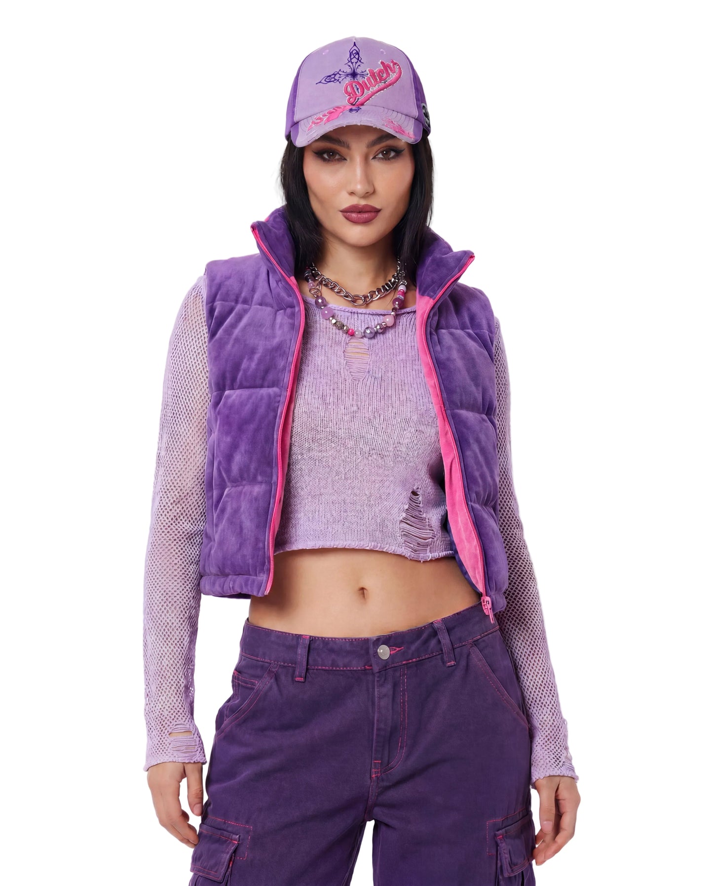 Indiana 6 Panel Hat - Lilac
