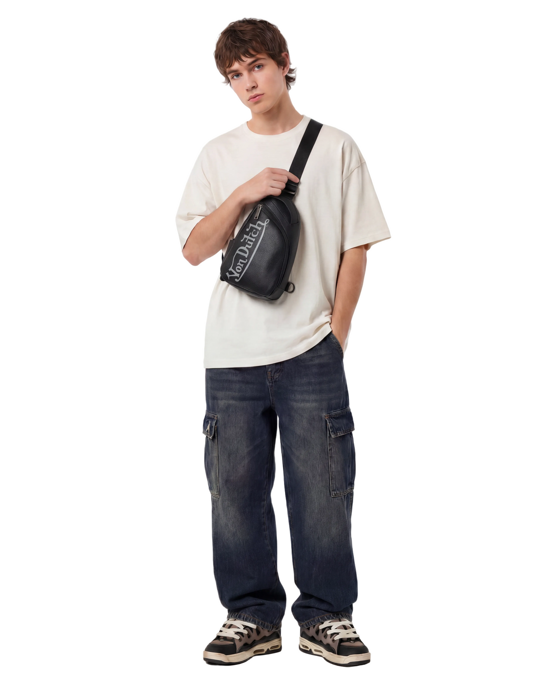 Men's Sling Bag - Black — image 2