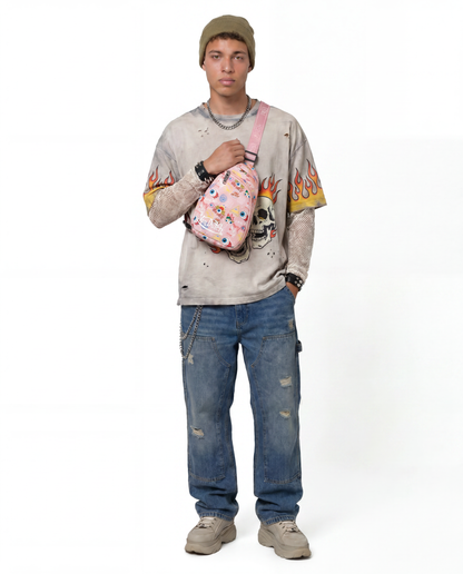 Men's Jax Sling Bag - Pink
